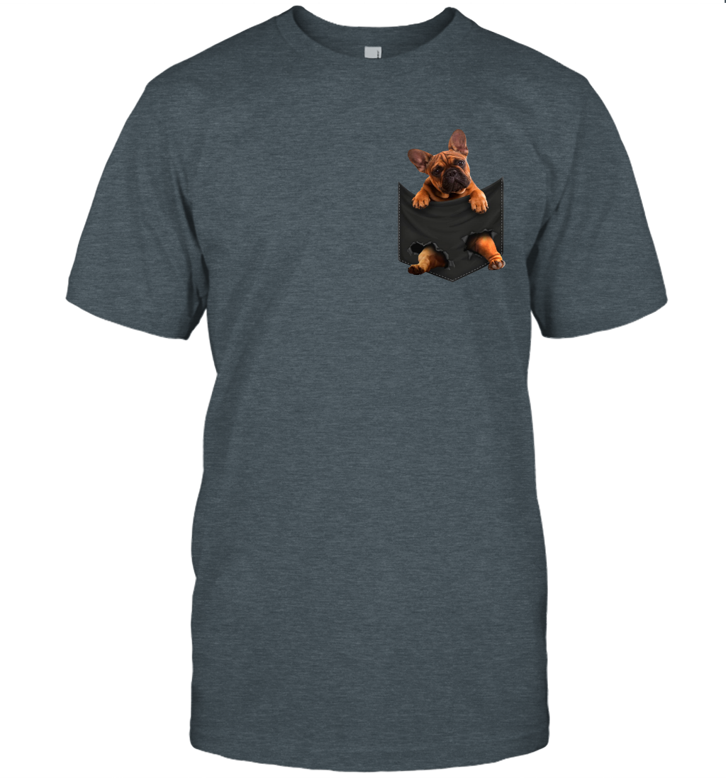 French bulldog in your pocket unisex shirt gift for dogs lovers owners