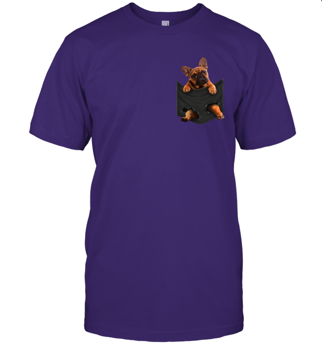 French bulldog in your pocket unisex shirt gift for dogs lovers owners
