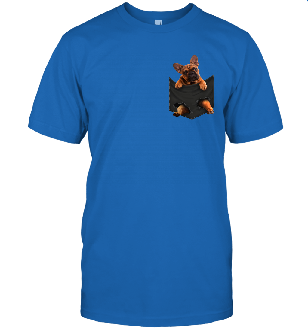 French bulldog in your pocket unisex shirt gift for dogs lovers owners