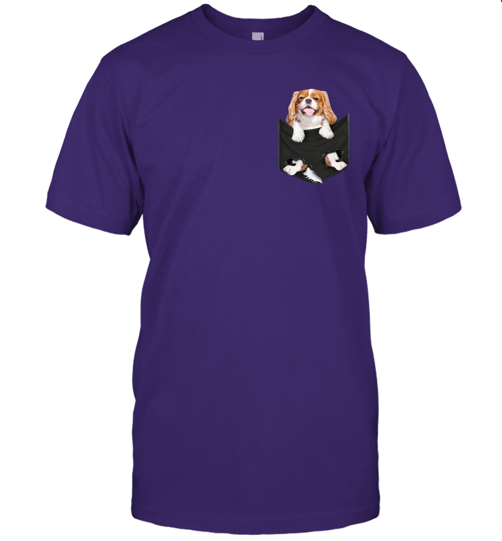 Funny Cavalier King Charles Spaniel in your pocket unisex shirt gift for dogs lovers owners
