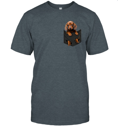 Dachshund in your pocket unisex shirt gift for doxie dogs lovers owners