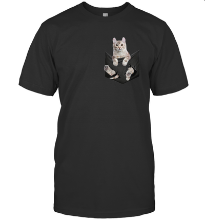 American Curl cat in your pocket unisex shirt gift for cats lovers owners