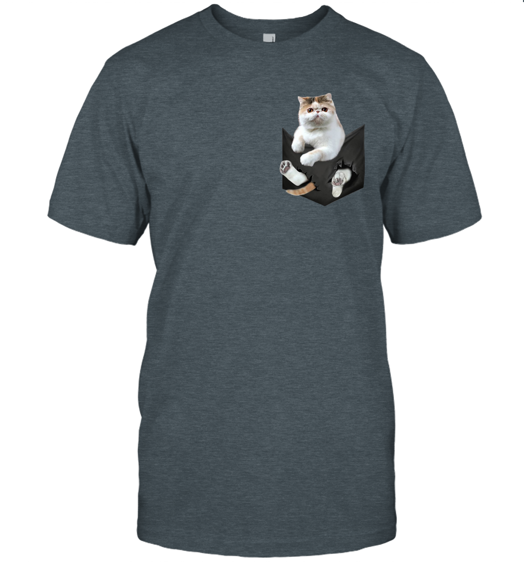 Exotic Cat in your pocket unisex shirt gift for cats lovers owners