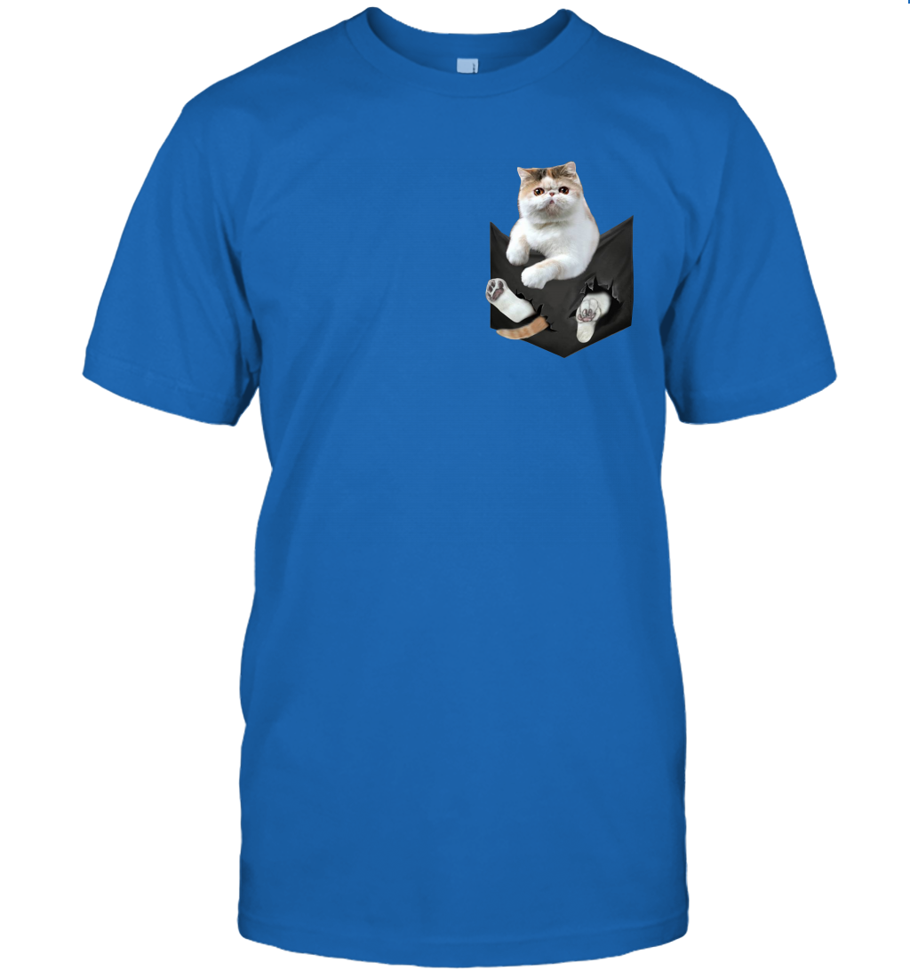 Exotic Cat in your pocket unisex shirt gift for cats lovers owners