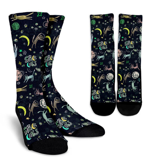 Space Cat Socks