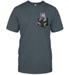 Russian Blue cat in your pocket unisex shirt gift for cats lovers owners