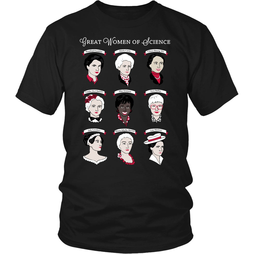 T-shirt - Cool Great Women Of Science T Shirts Gifts For Women Men