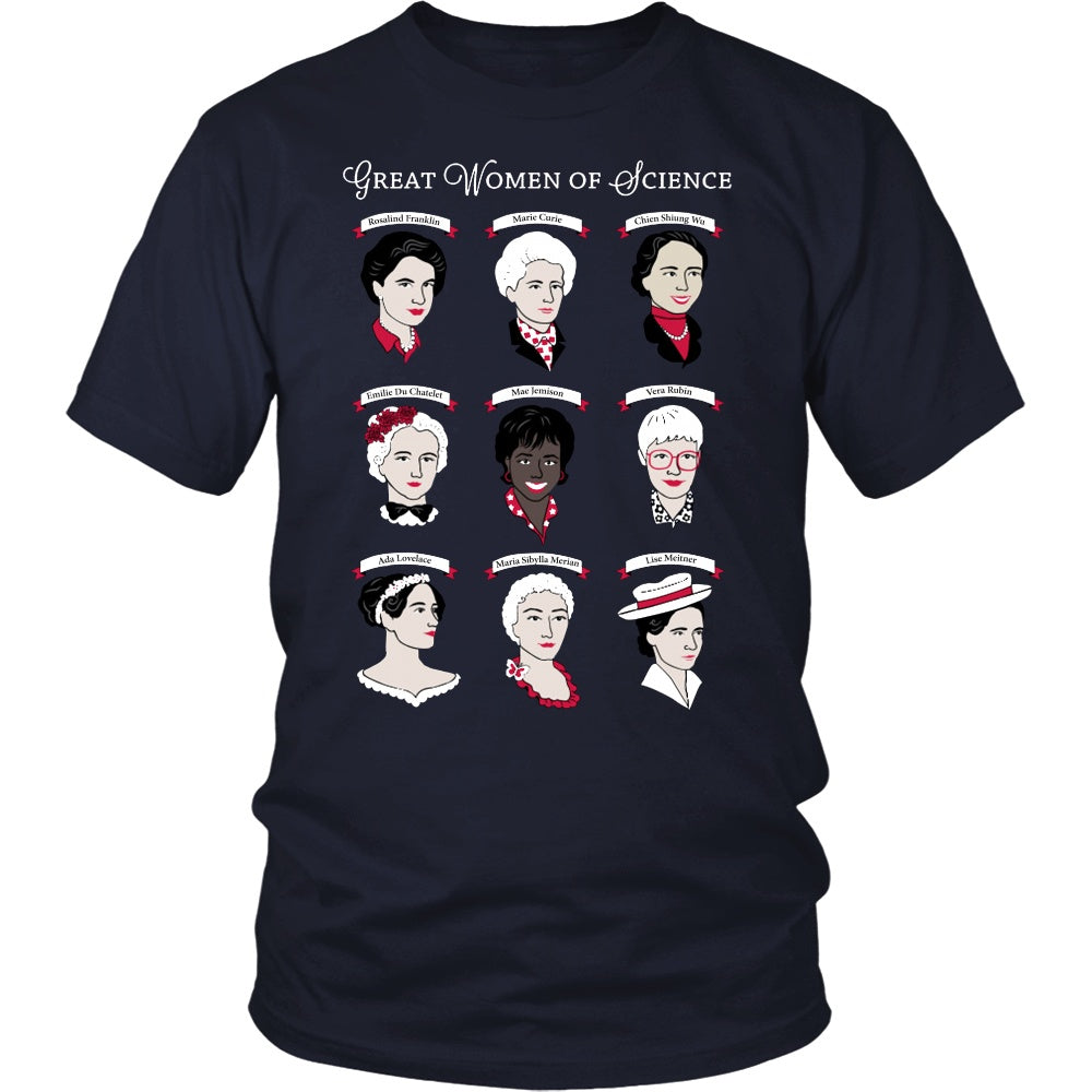 T-shirt - Cool Great Women Of Science T Shirts Gifts For Women Men