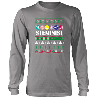 T-shirt - Cool Science Steminist Christmas Sweater T Shirts Gift For Women Men