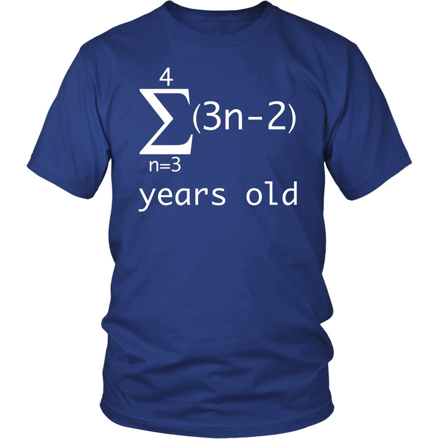 T-shirt - Funny Math Geek T Shirt-17 Years Old, 17th Birthday For Boys Girls