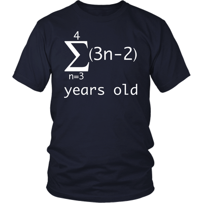 T-shirt - Funny Math Geek T Shirt-17 Years Old, 17th Birthday For Boys Girls