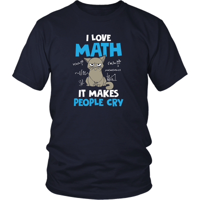 T-shirt - Funny Science Cat Math T Shirts Gifts For Women Men