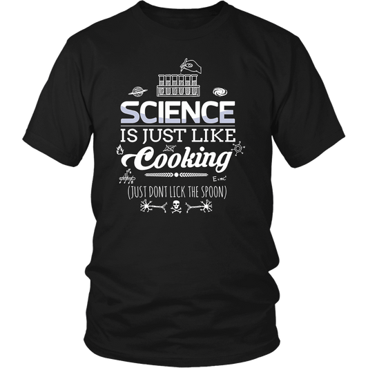 T-shirt - Funny Science Joke T Shirts Gifts-Science Like Cooking