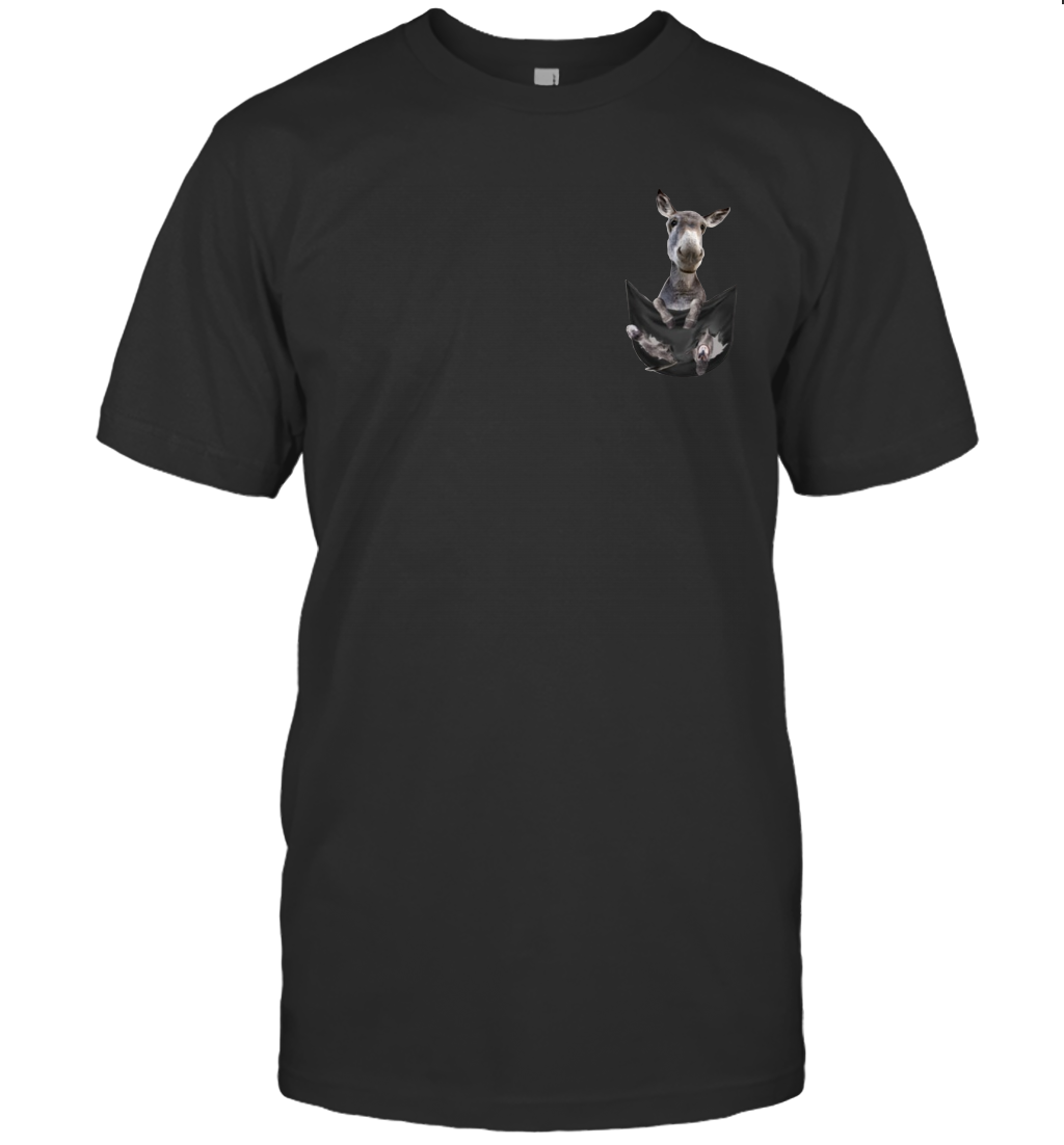 Donkey in your pocket unisex shirt gift for animal lovers owners