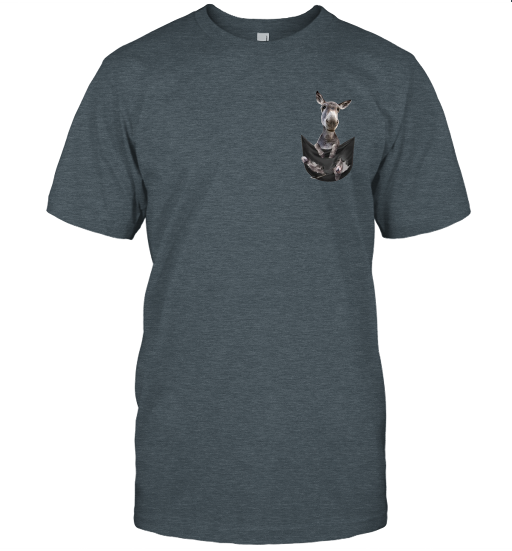 Donkey in your pocket unisex shirt gift for animal lovers owners