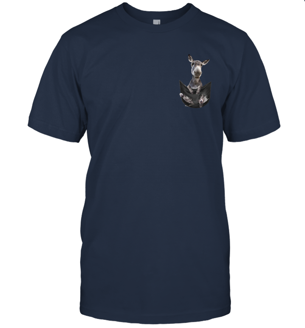 Donkey in your pocket unisex shirt gift for animal lovers owners