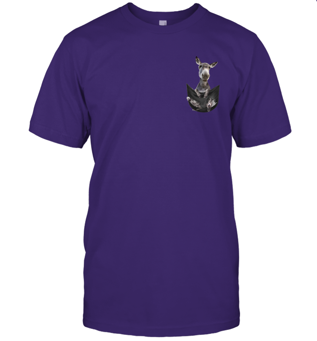 Donkey in your pocket unisex shirt gift for animal lovers owners