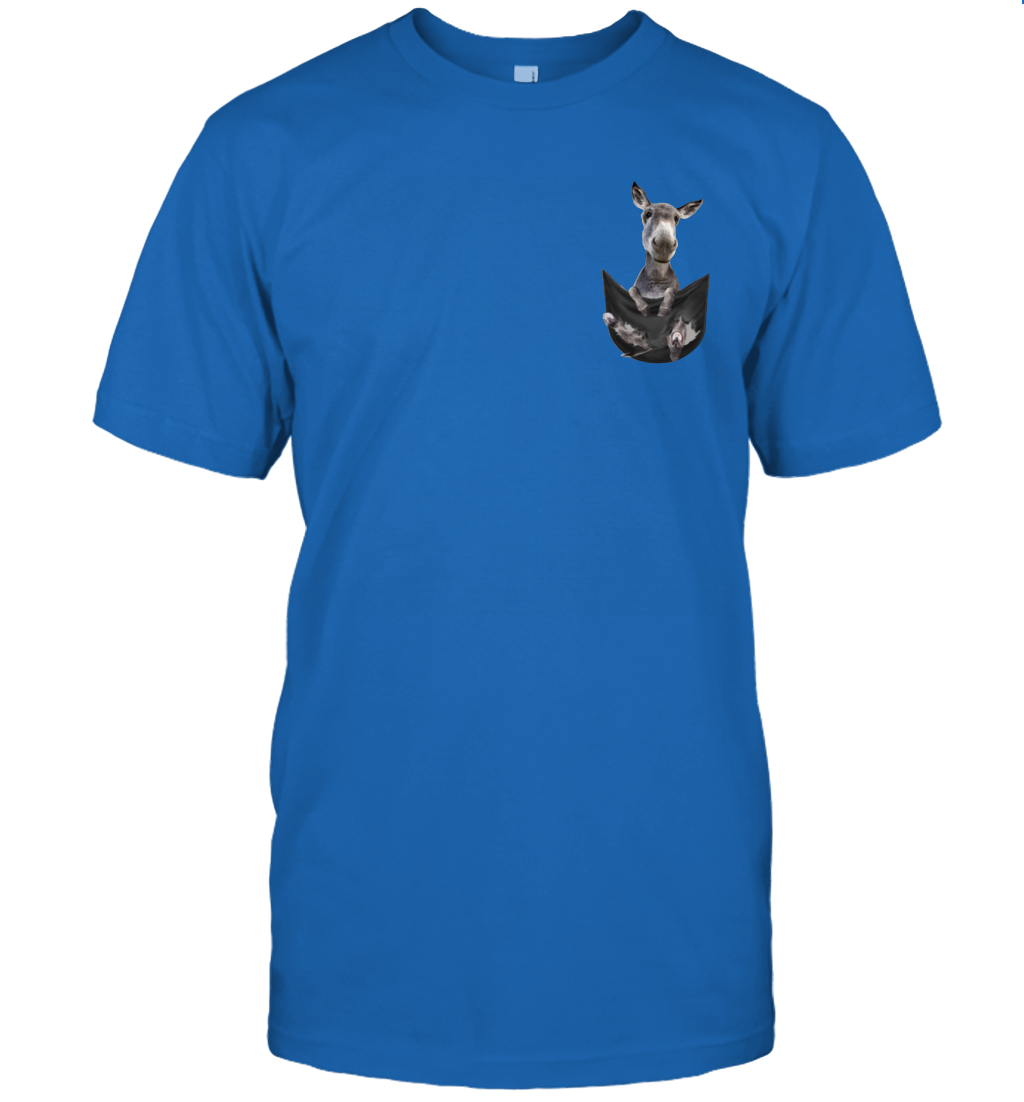 Donkey in your pocket unisex shirt gift for animal lovers owners