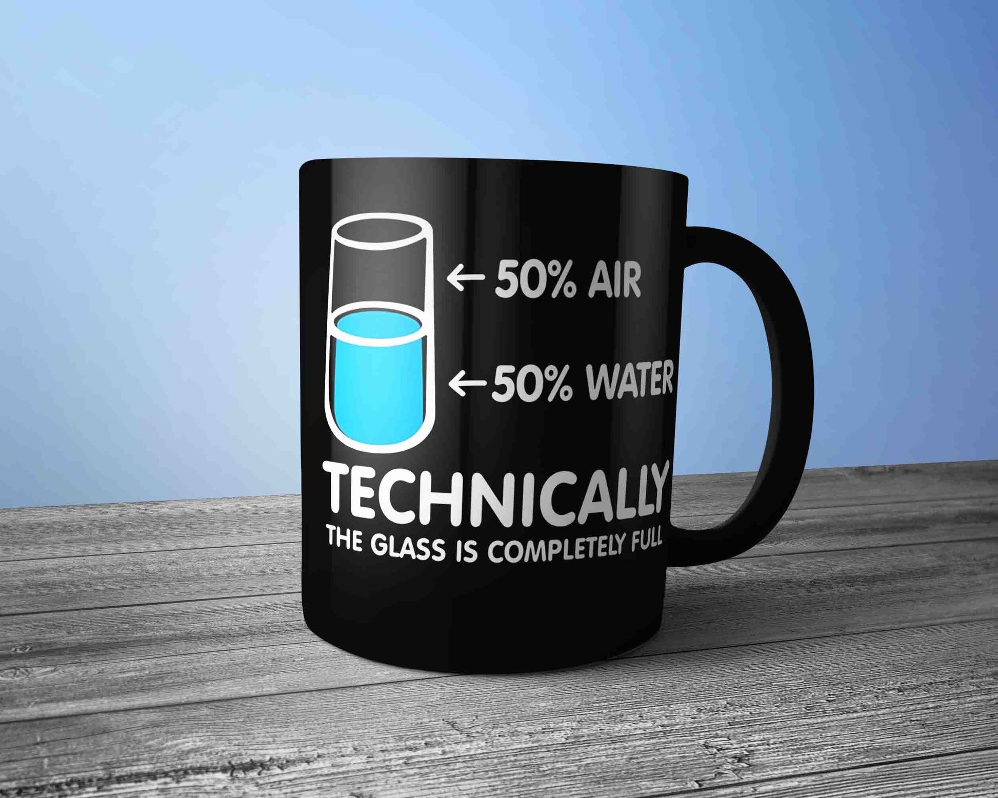 Technically The Glass Is Completely Full