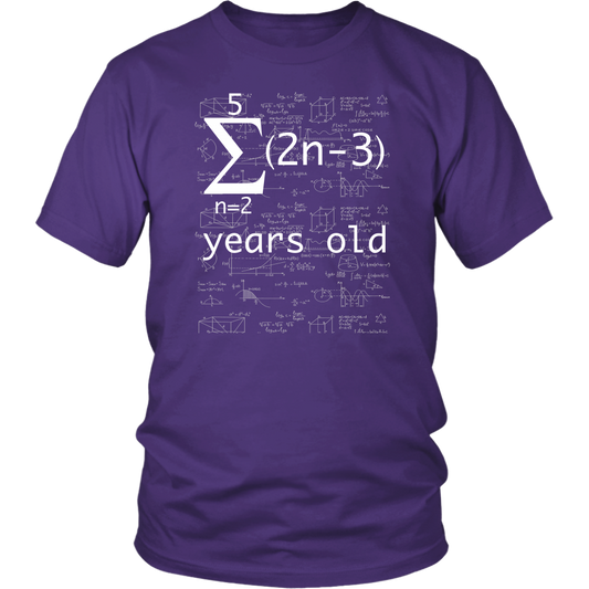 Funny Math 16th Birthday Shirt for 16 Years Old Nerdy Geeky Boys Girls Science Lovers T-Shirt