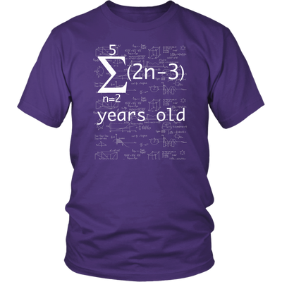 Funny Math 16th Birthday Shirt for 16 Years Old Nerdy Geeky Boys Girls Science Lovers T-Shirt