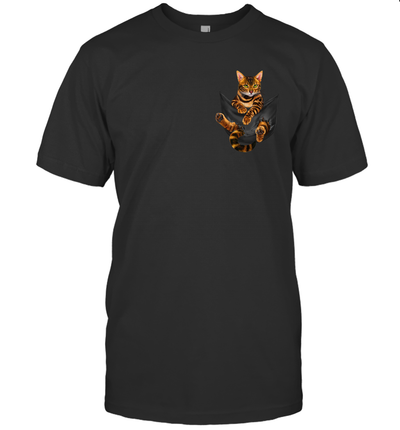 Cat Bengal in your pocket unisex shirt gift for cats lovers owners