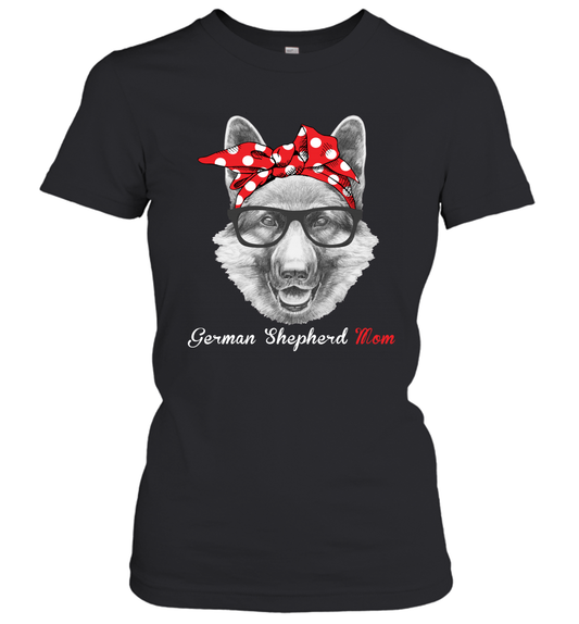 Funny German Shepherd Mom Women's Shirt Mother's day gift GSD Dog Lover Owner