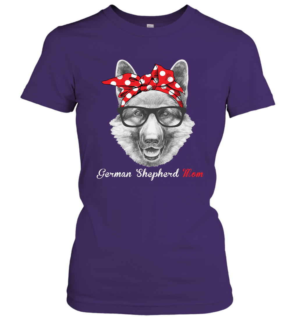 Funny German Shepherd Mom Women's Shirt Mother's day gift GSD Dog Lover Owner