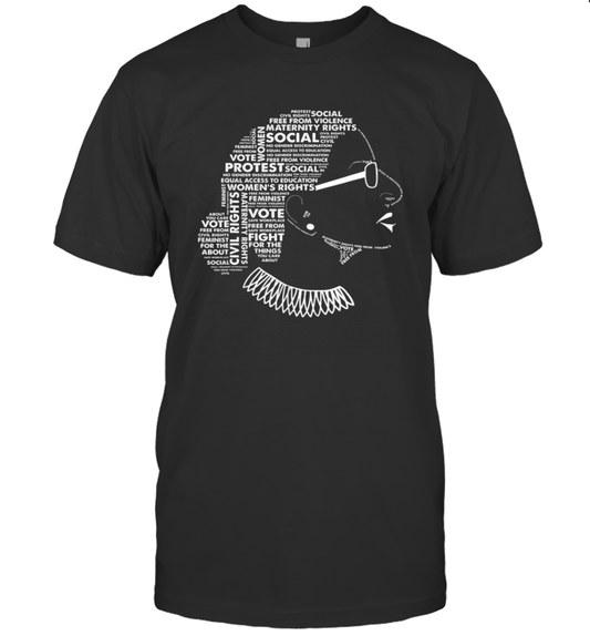 Notorious RBG Shirt Ruth Bader Ginsburg Quotes Feminist Gift