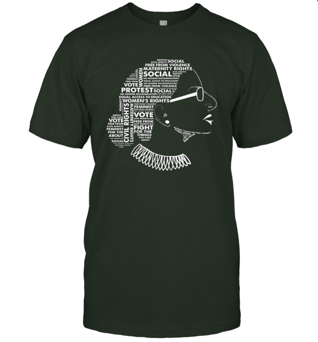 Notorious RBG Shirt Ruth Bader Ginsburg Quotes Feminist Gift
