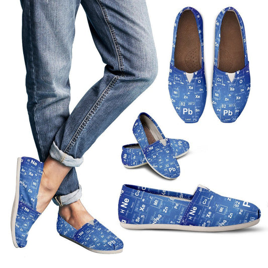 Women's Casual Shoes-Periodic Table Of Elements