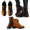 Women's Leather Boots-Science And Halloween