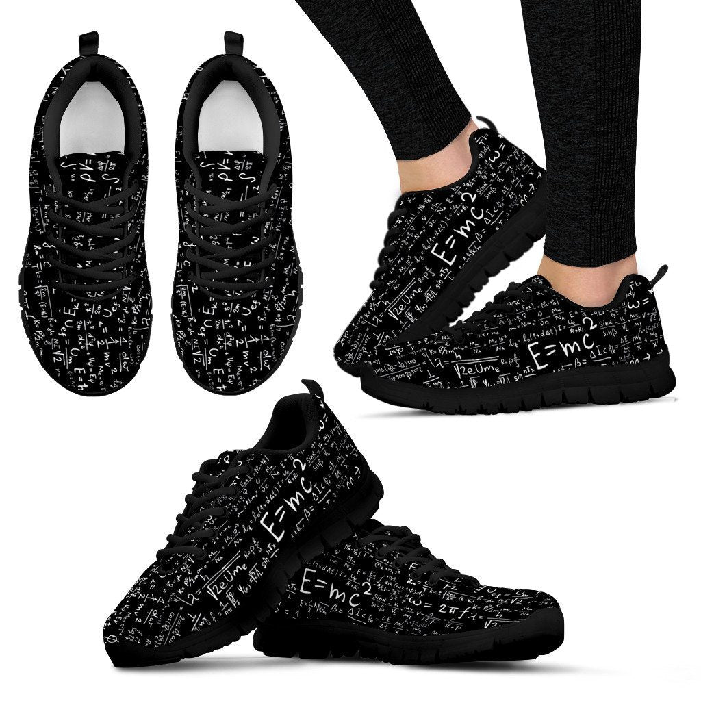 math shoes for math teachers students and science geek