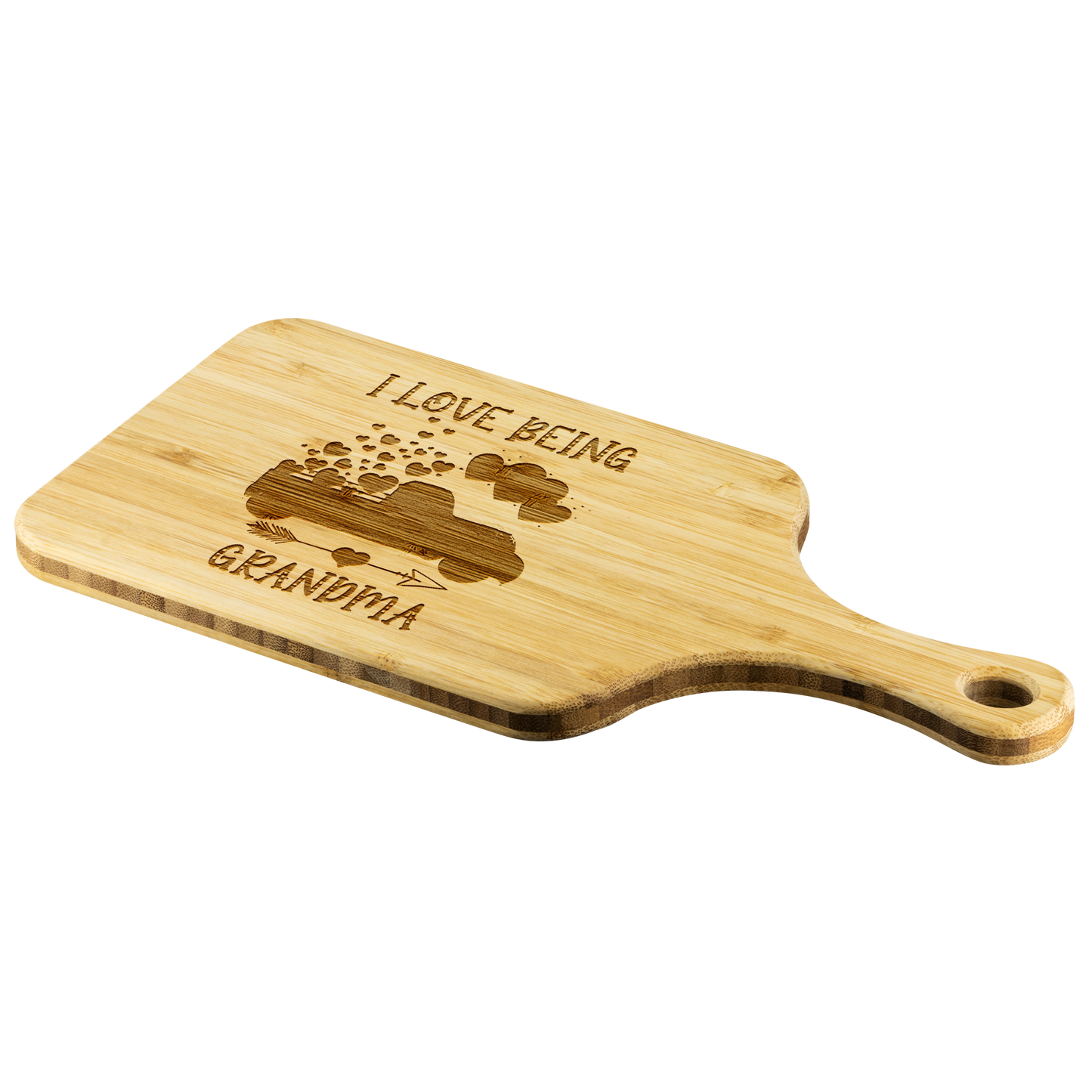 I love being grandma cutting board teelaunch