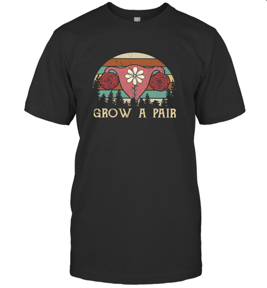 Feminist Grow A Pair Vintage Shirt For Women