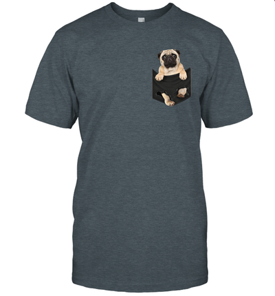 Pug in your pocket unisex shirt gift for pug dogs lovers owners