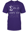Funny Math 24th Birthday Shirt for 24 Years Old Nerdy Geeky Nerds Geeks Science Lovers