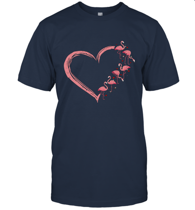Pink Flamingo Heart Love t-shirt Flamingo Lover Gifts