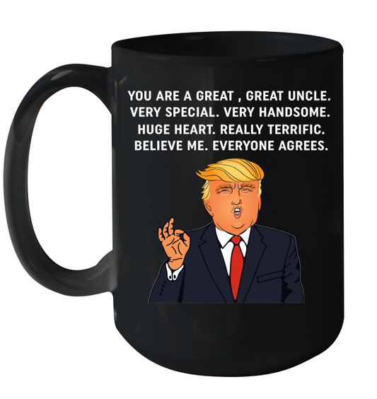 Funny Great Uncle Donald Trump Father's Day Coffee Mug 15oz